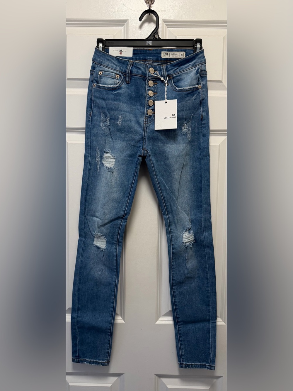 Women's Distressed Skinny Jeans Size 3